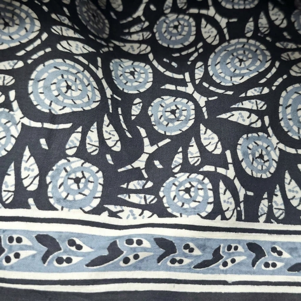 Floral Cotton Fabric - EB11191 - folds