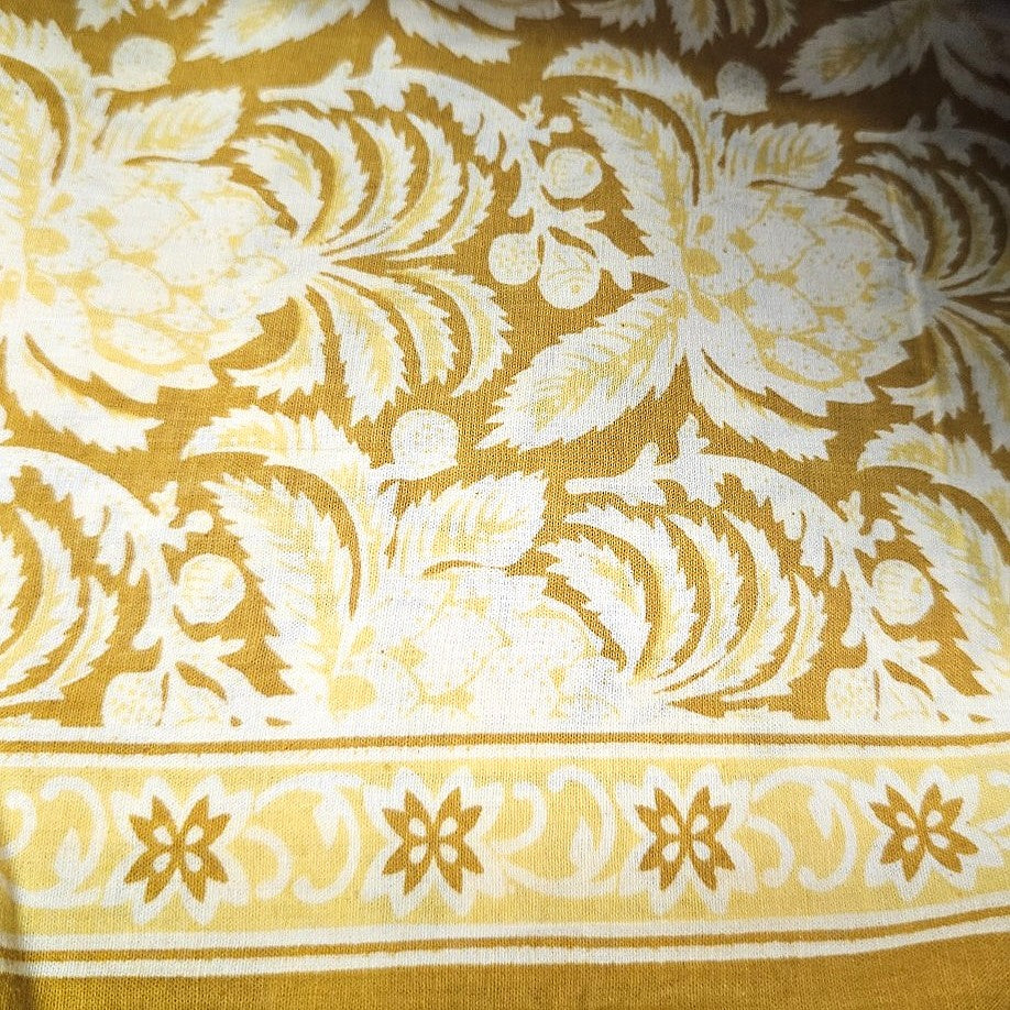 Floral Cotton Fabric - EB11194 - Flat fabric