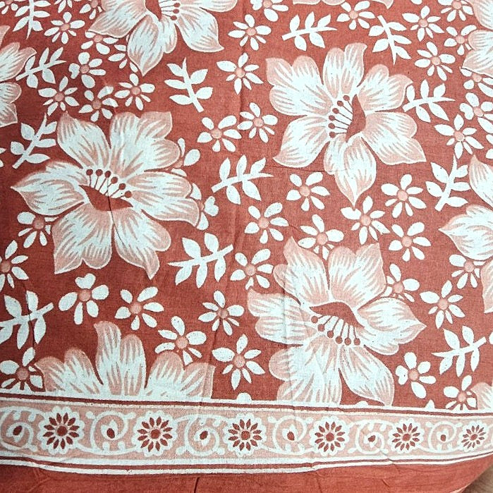 Floral Cotton Fabric - EB11205 - Flat fabric