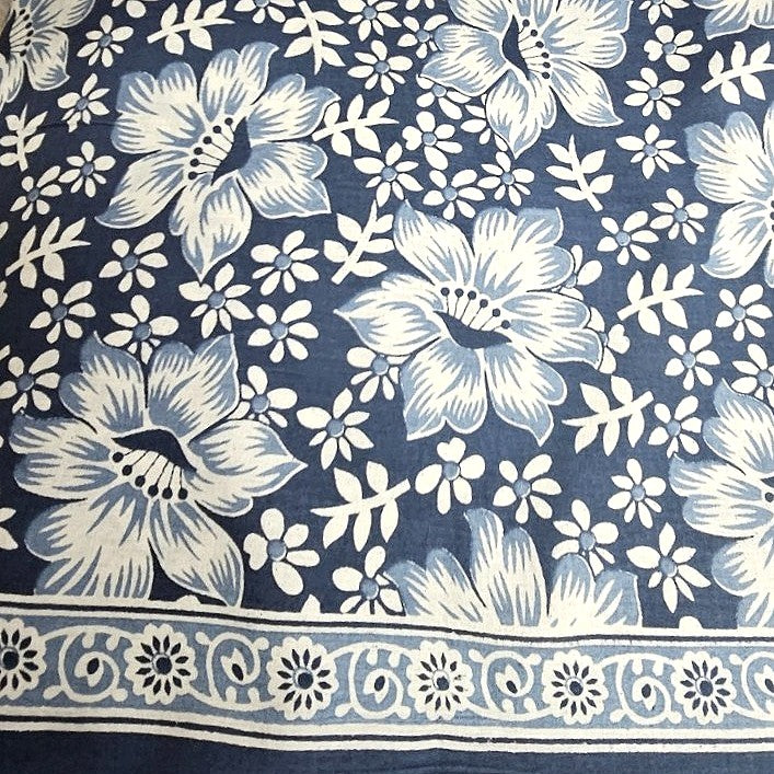 Floral Cotton Fabric - EB11206 - Flat fabric