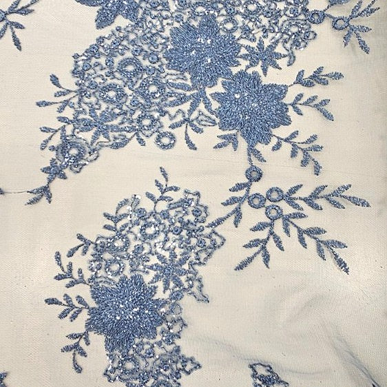 Embroidery Net Fabric - EB11888 - Flat fabric