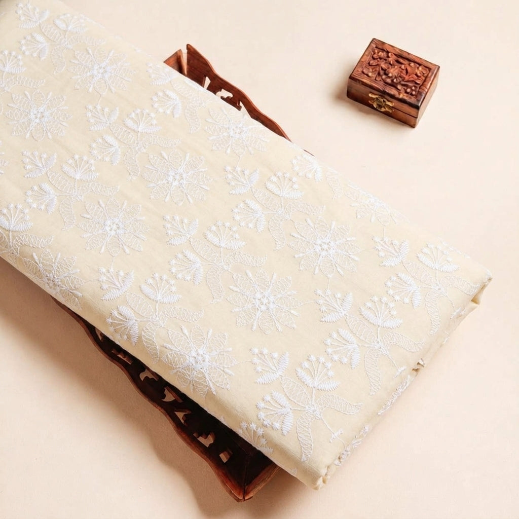Embroidery Cotton Fabric - EB12653 - tray_3