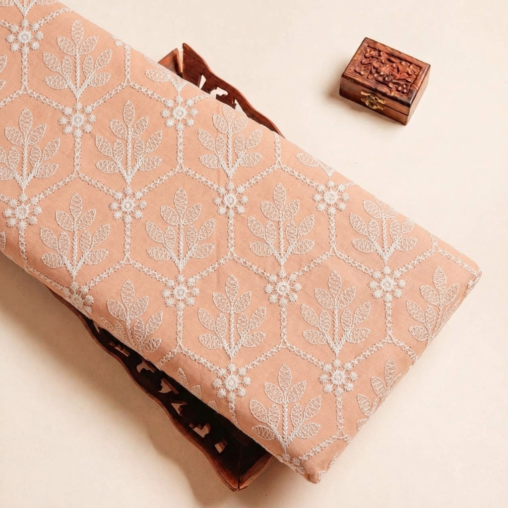 Embroidery Cotton Fabric - EB12657 - tray_3