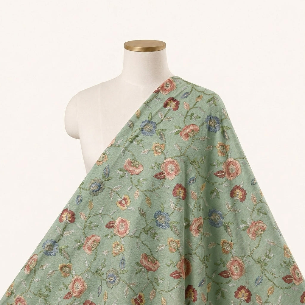 Violet Crepe Fabric - EB12692