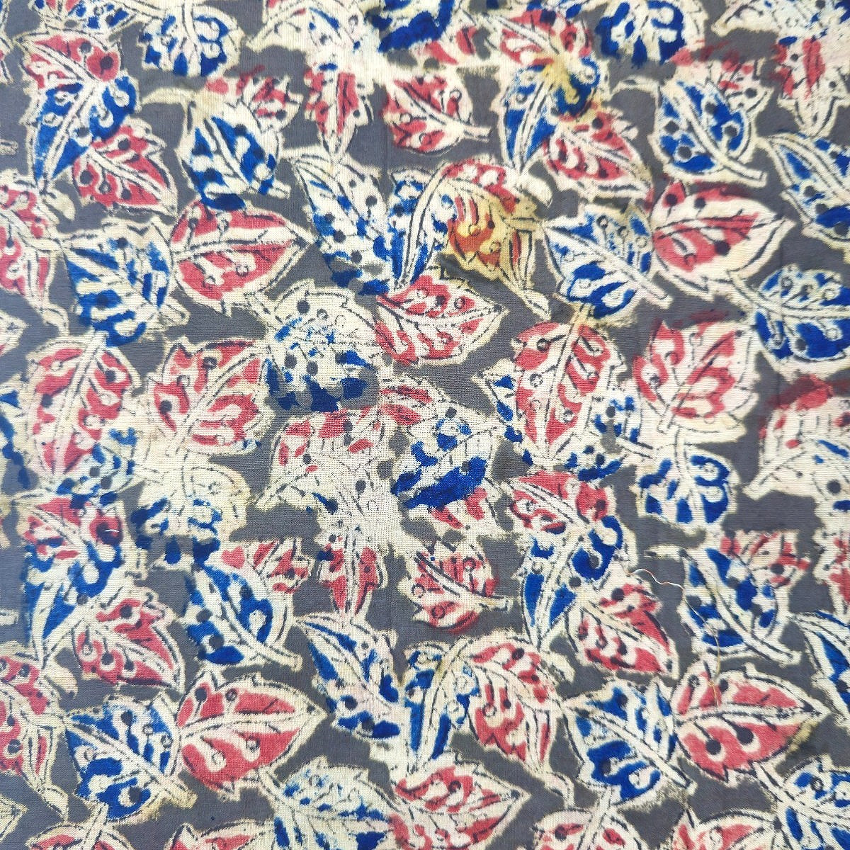 Green Kalamkari Cotton Fabric - EB12714