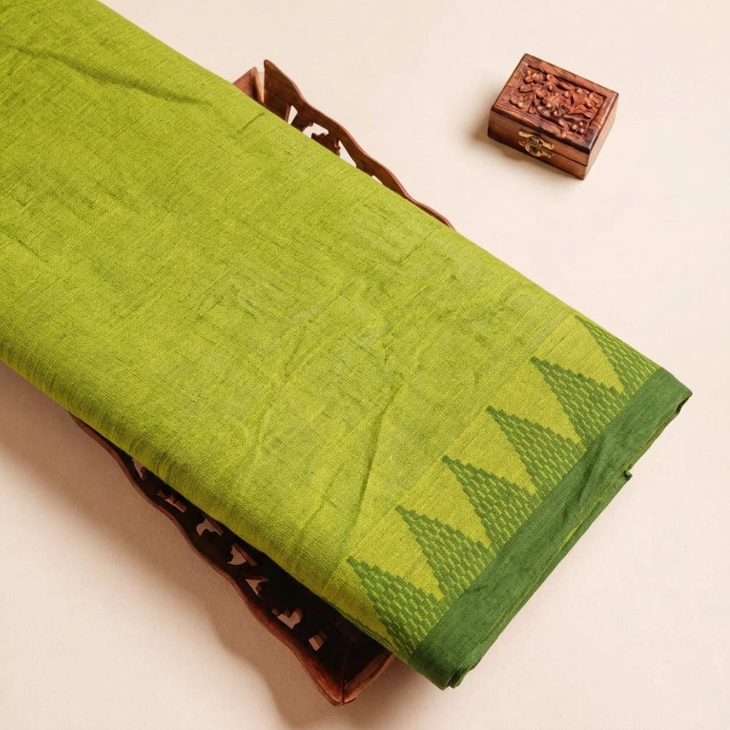 Zari Border Cotton Fabric - EB12744 - tray_3