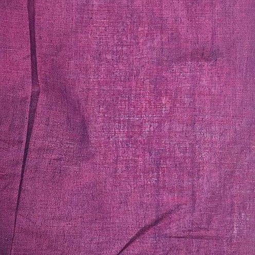Zari Border Cotton Fabric - EB12761 - Flat fabric