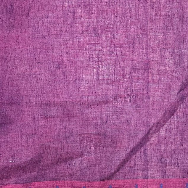 Zari Border Cotton Fabric - EB12762 - Flat fabric