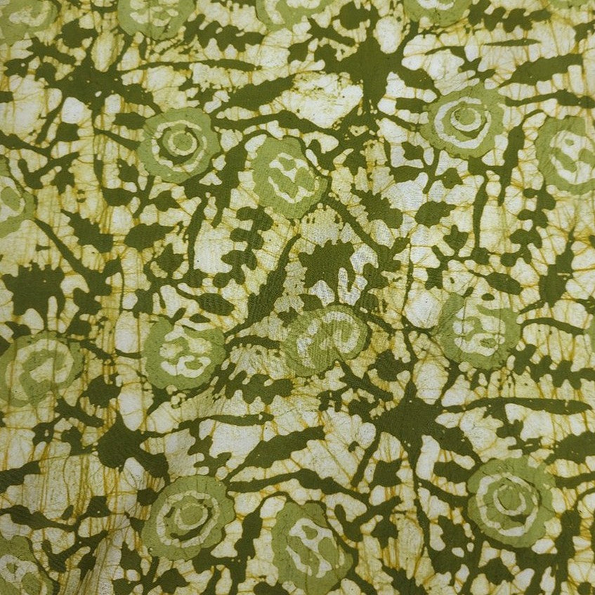 Indigo Batik Cotton Fabric - EB12779