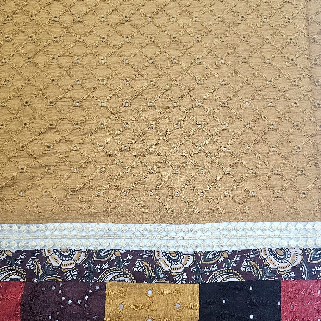 Cutwork Cotton Fabric