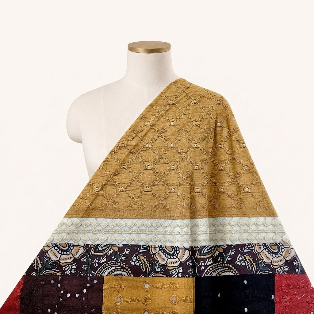 Cutwork Cotton Fabric
