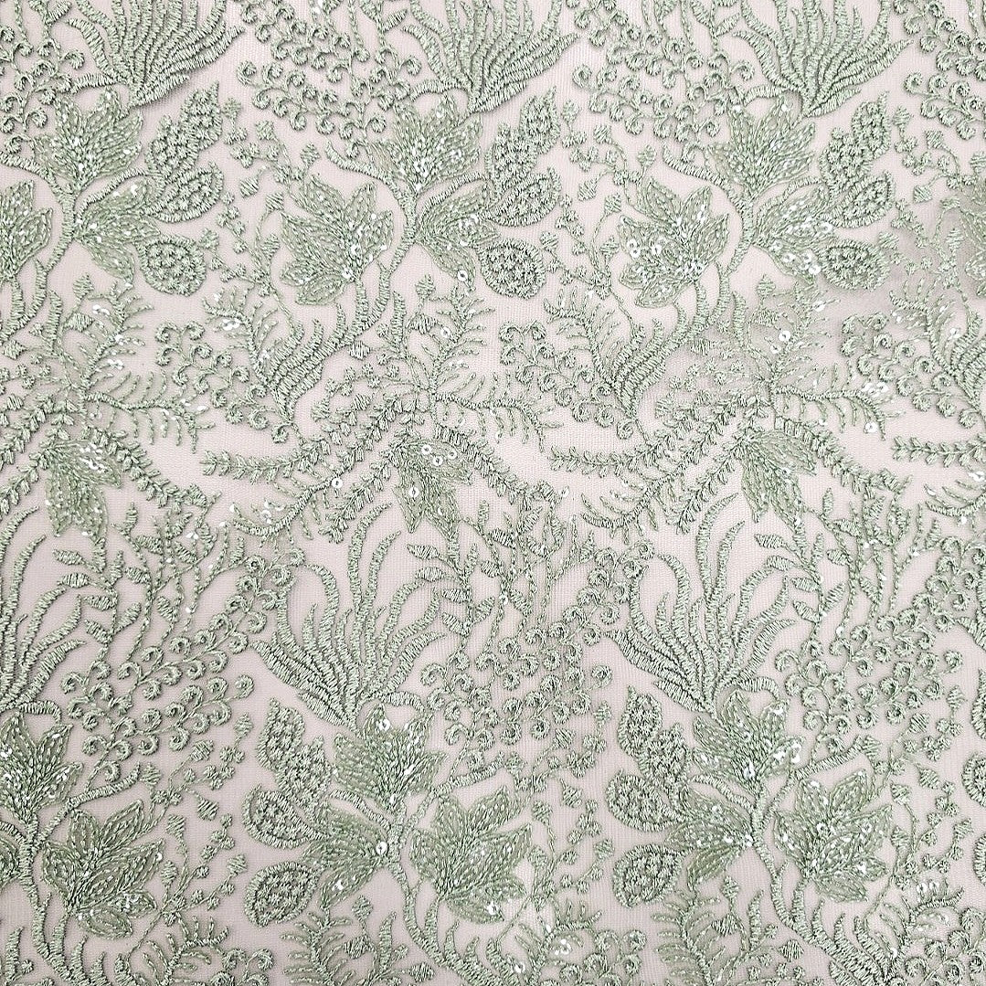 Floral Net Fabric