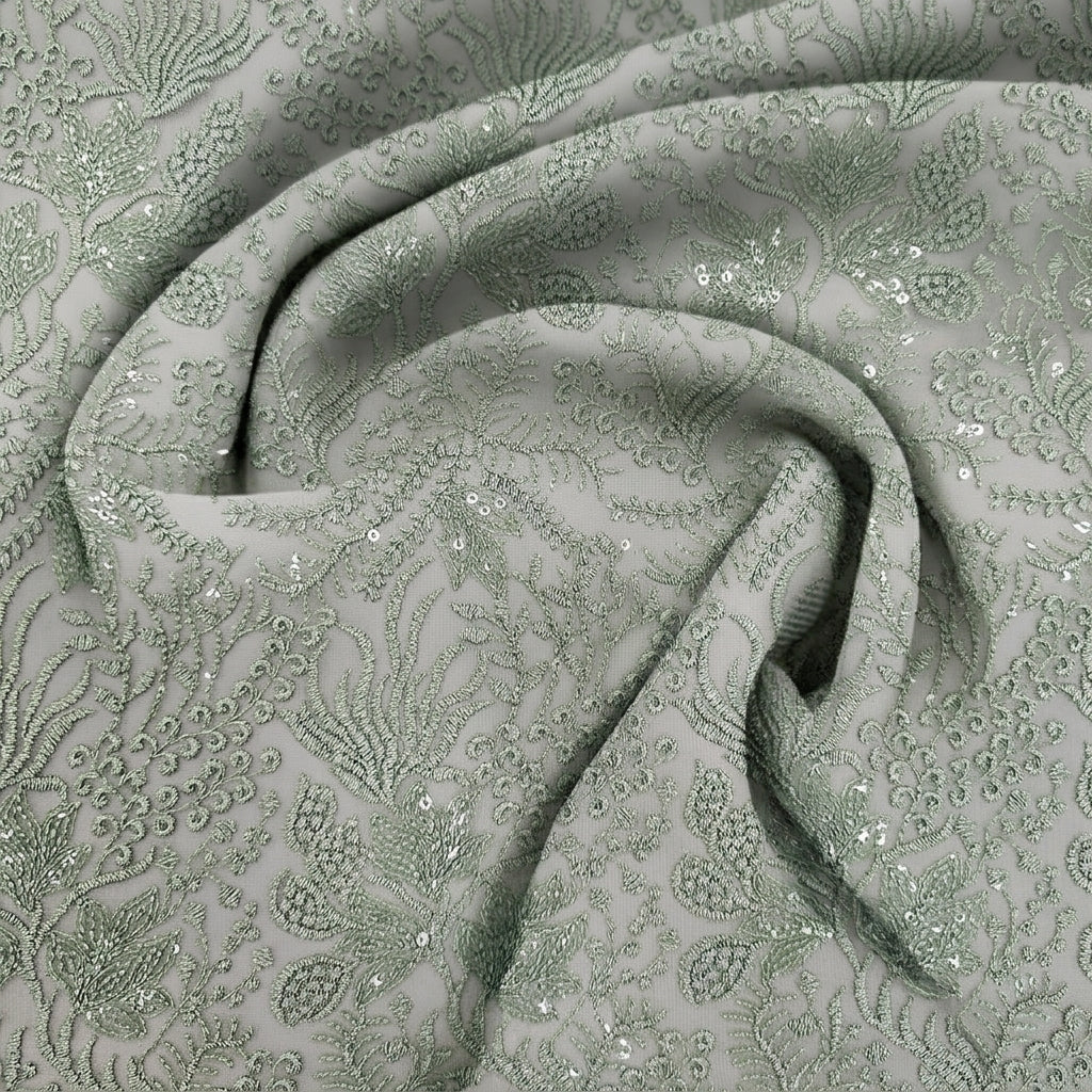 Floral Net Fabric