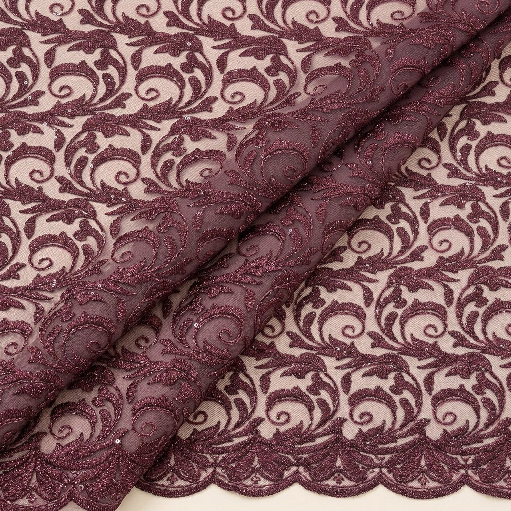 Folded Abstract Wine Abstract Net Fabric