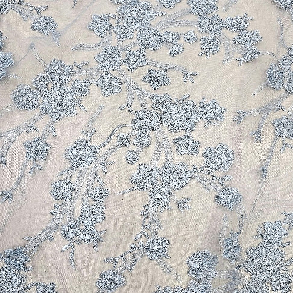 Floral Net Fabric