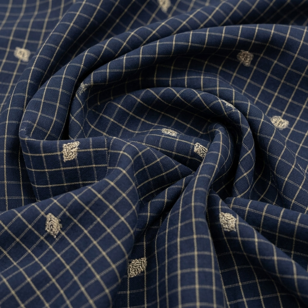 Zari Semi Banaras Fabric