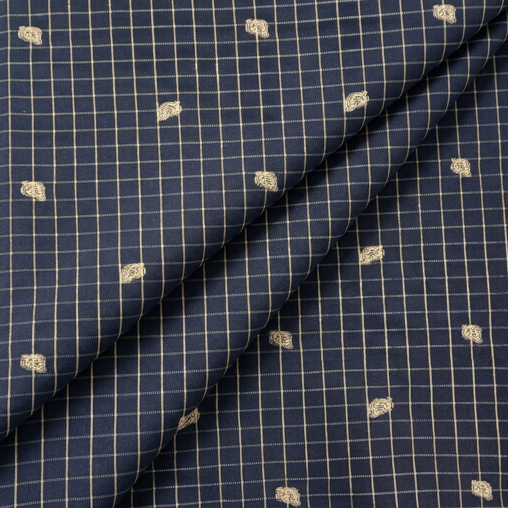Zari Semi Banaras Fabric