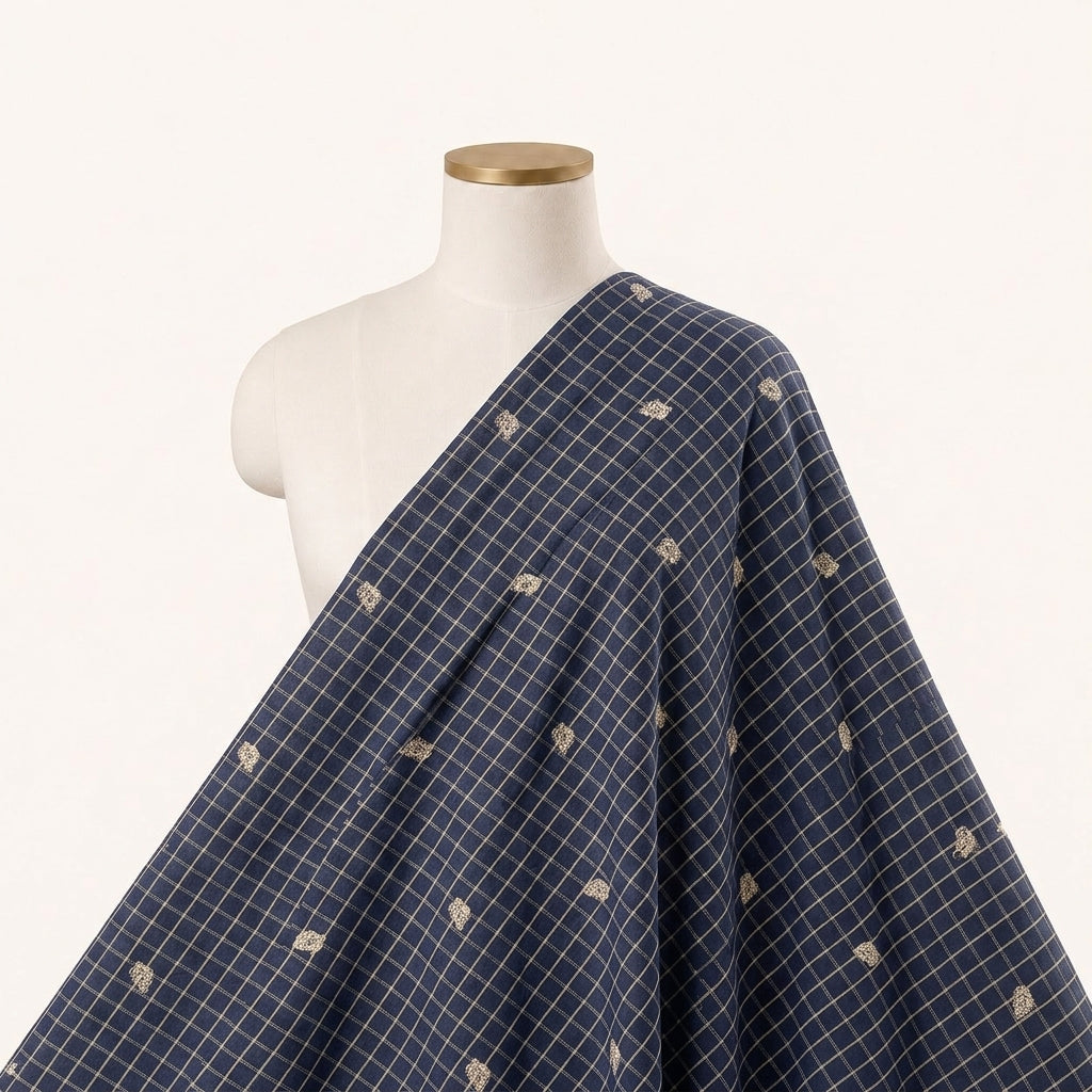 Zari Semi Banaras Fabric