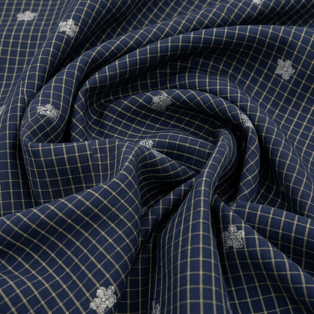 Zari Semi Banaras Fabric