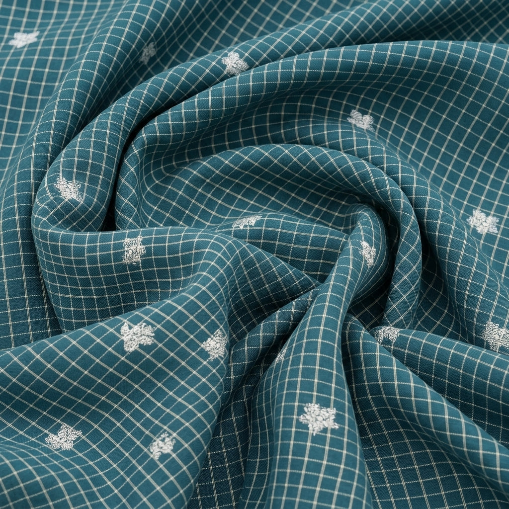 Zari Semi Banaras Fabric