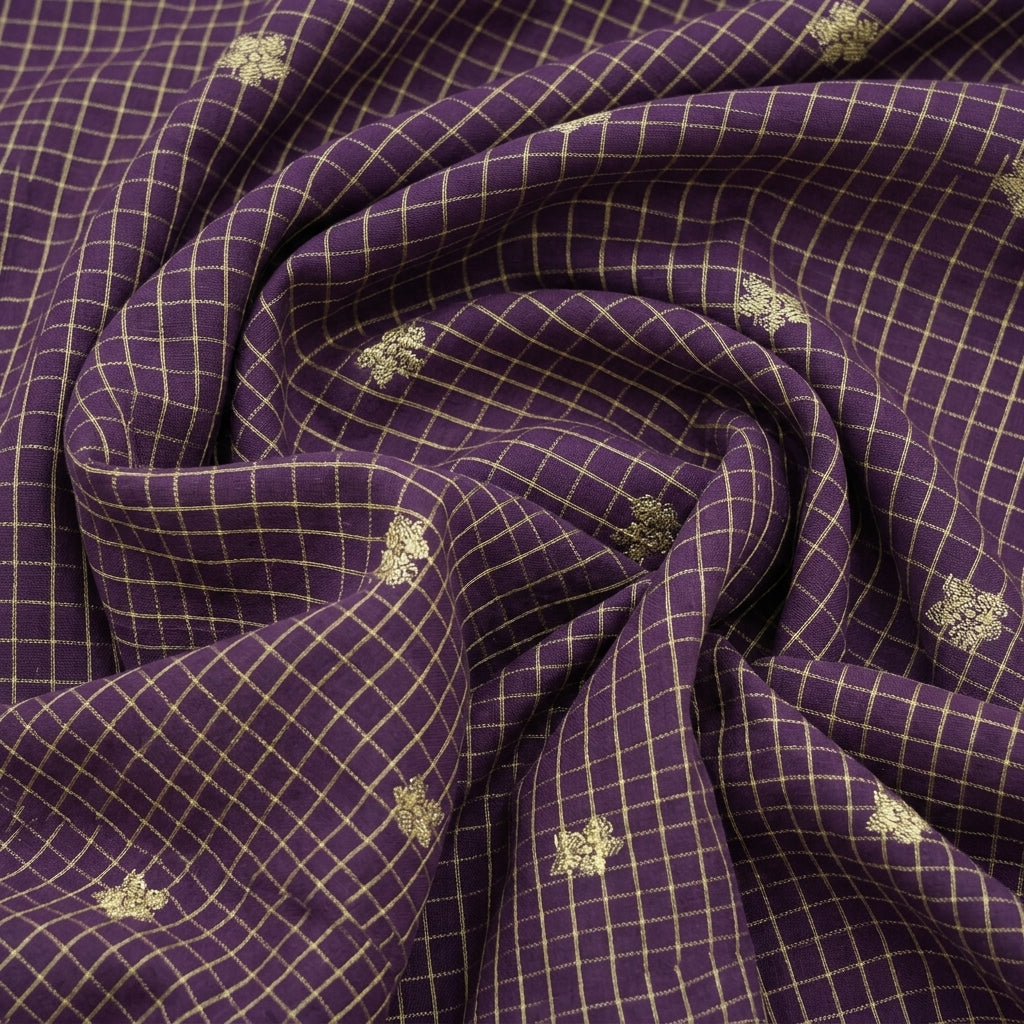 Zari Semi Banaras Fabric