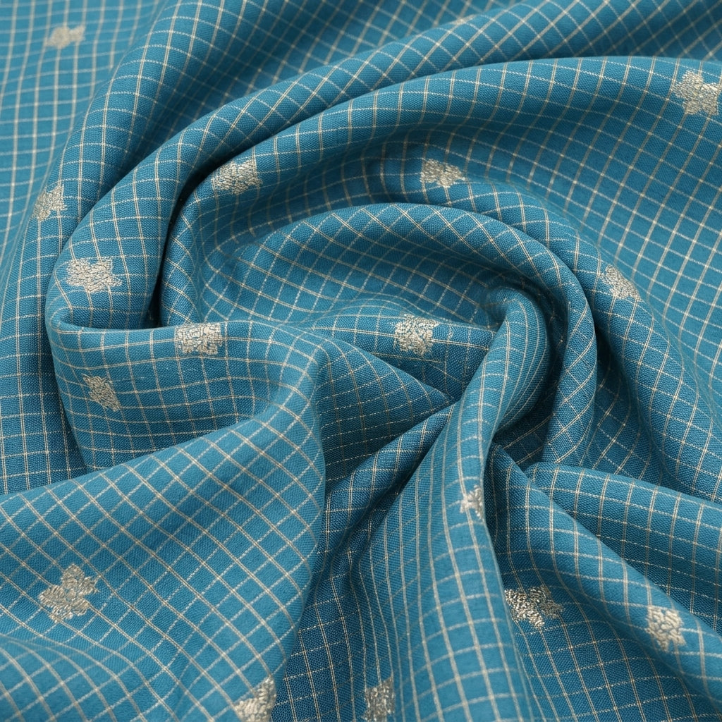 Zari Semi Banaras Fabric