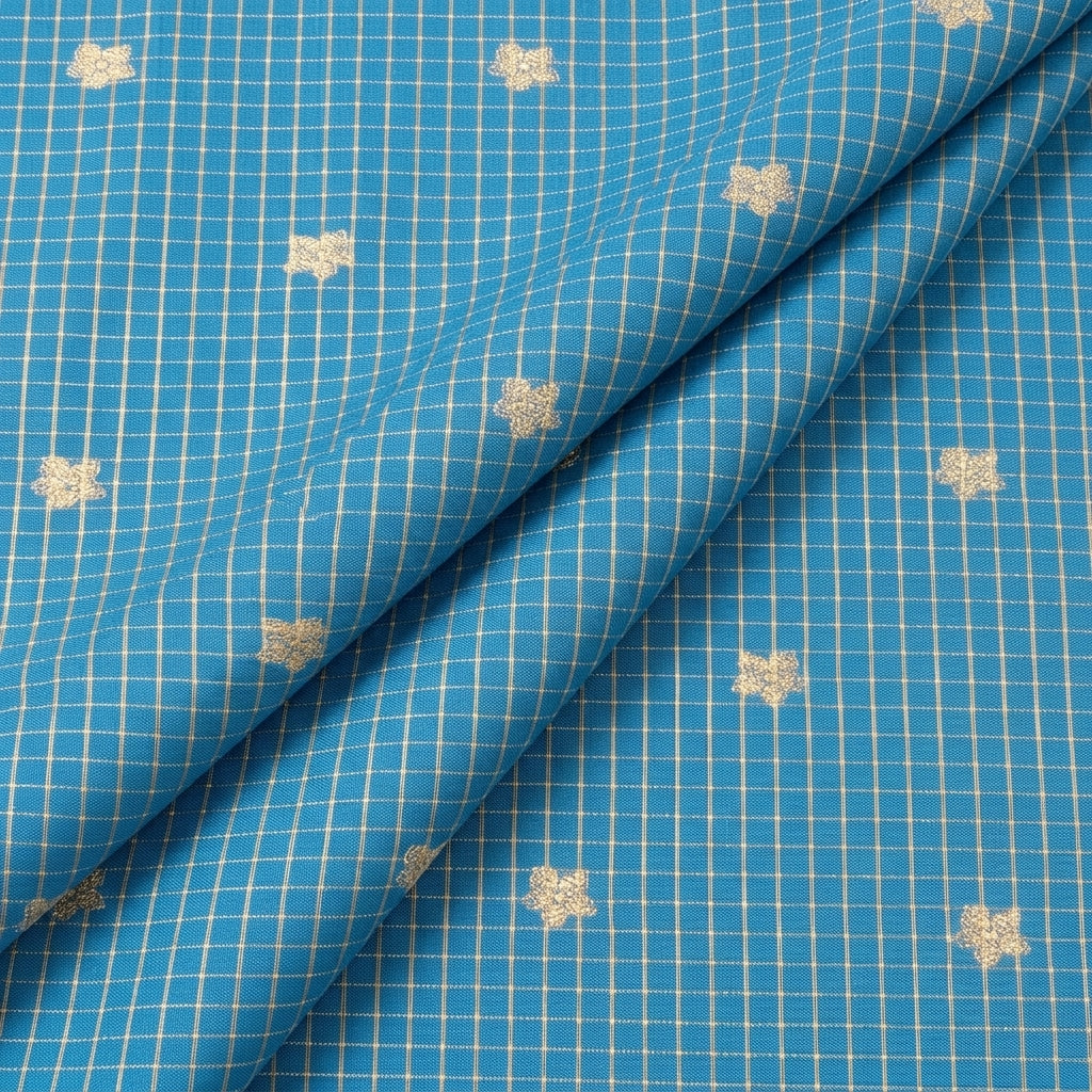 Zari Semi Banaras Fabric