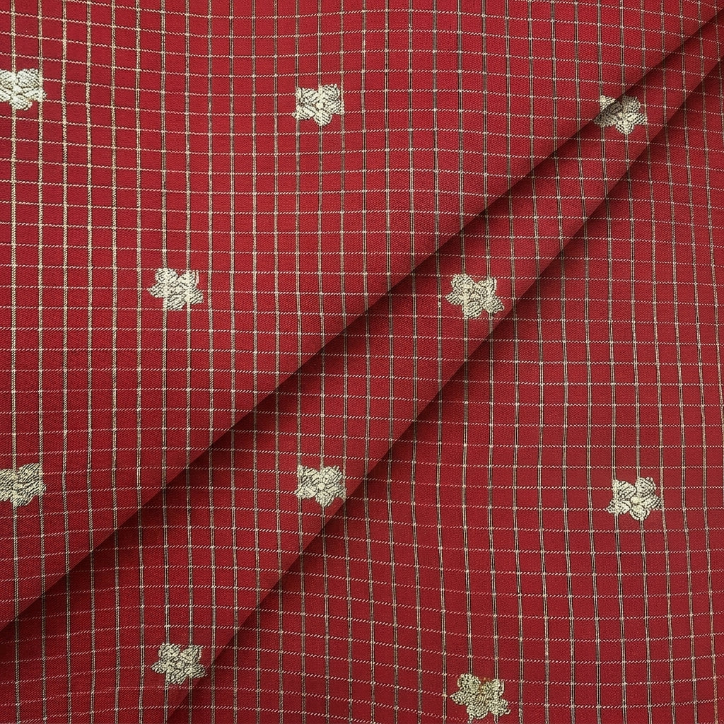 Zari Semi Banaras Fabric