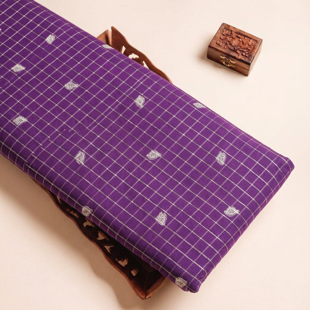 Zari Semi Banaras Fabric
