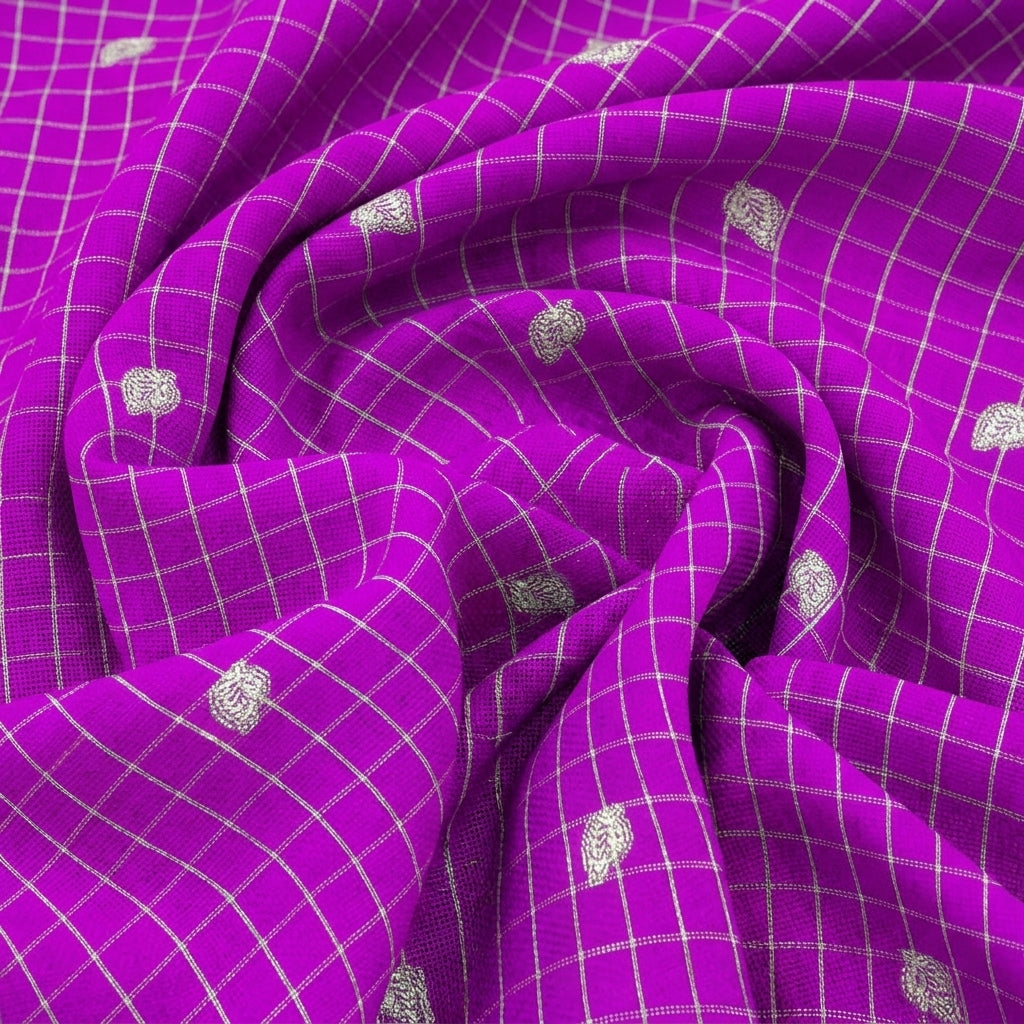 Zari Semi Banaras Fabric