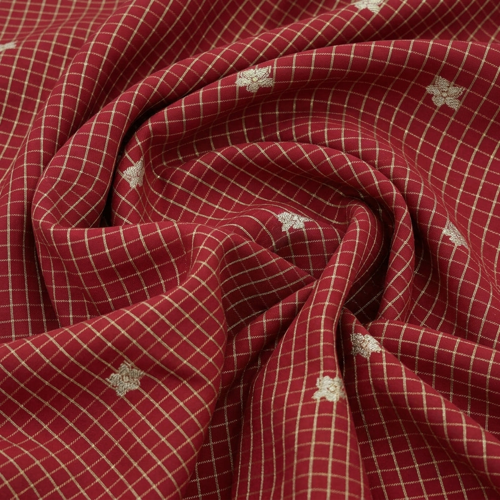 Zari Semi Banaras Fabric