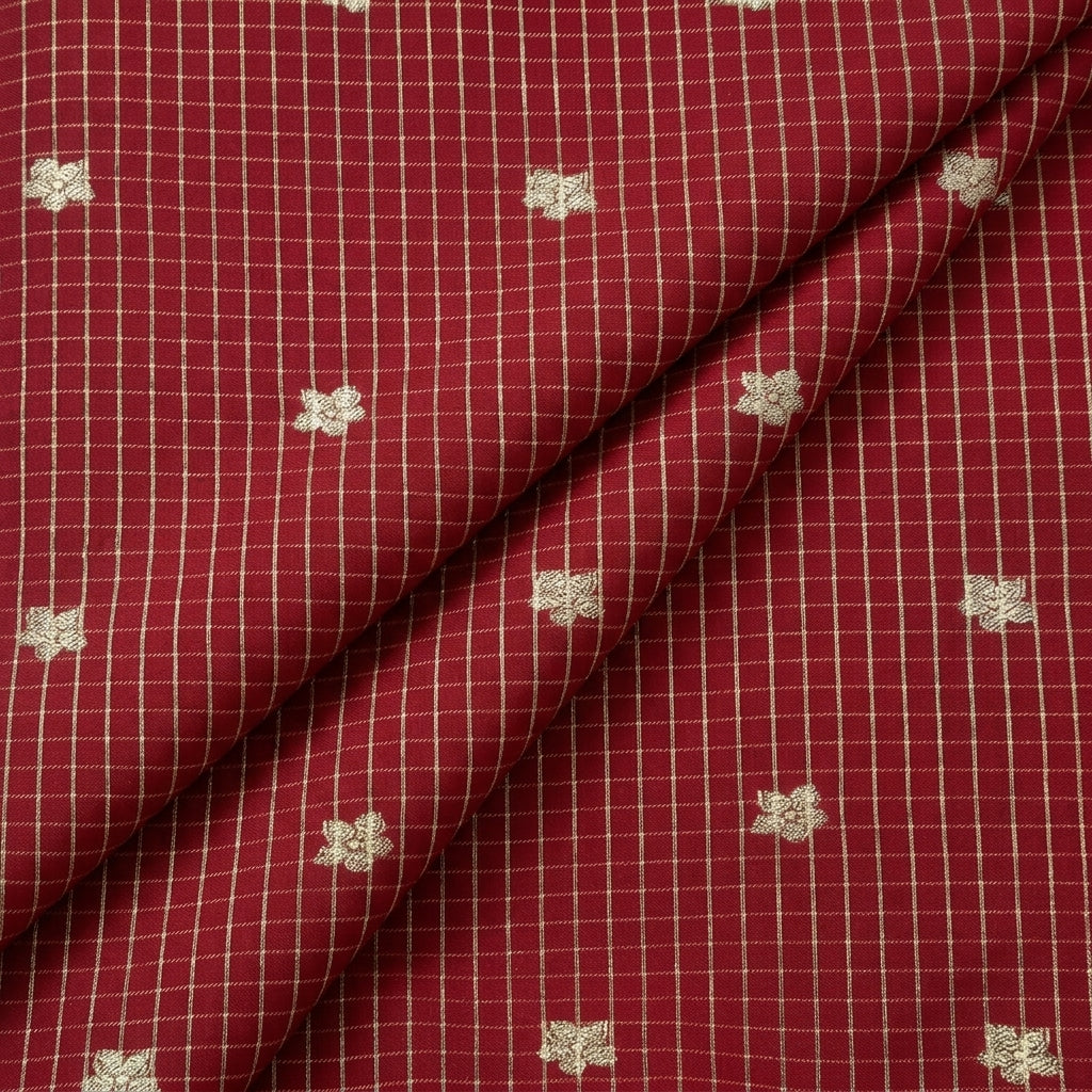 Zari Semi Banaras Fabric