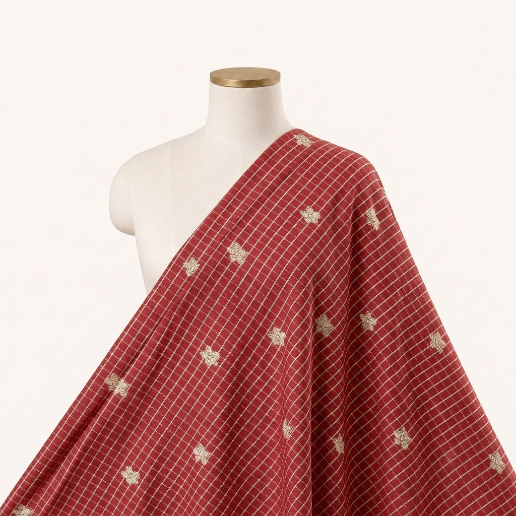Zari Semi Banaras Fabric