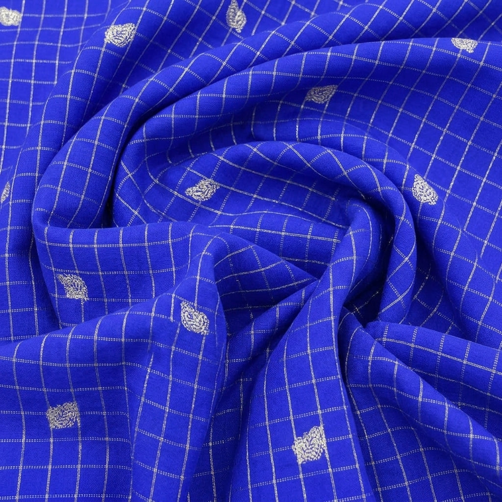 Zari Semi Banaras Fabric