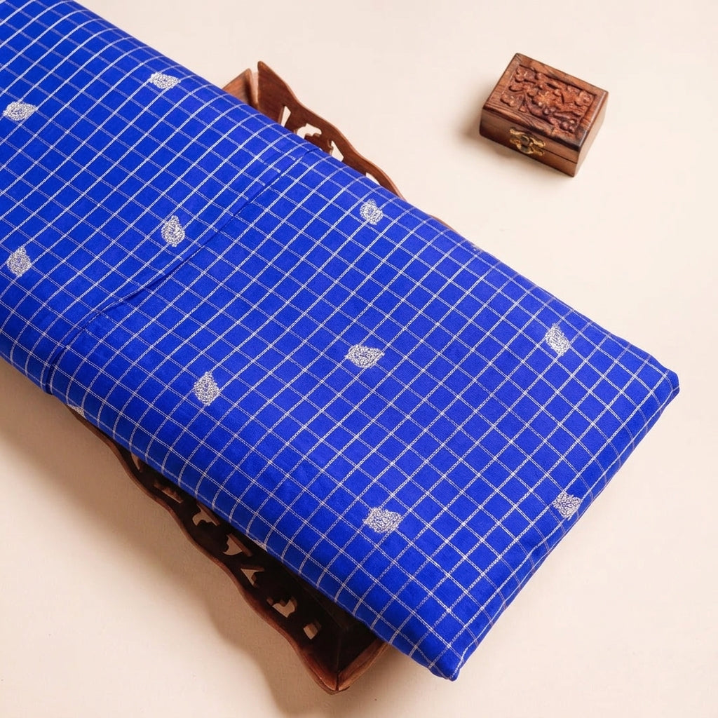Zari Semi Banaras Fabric