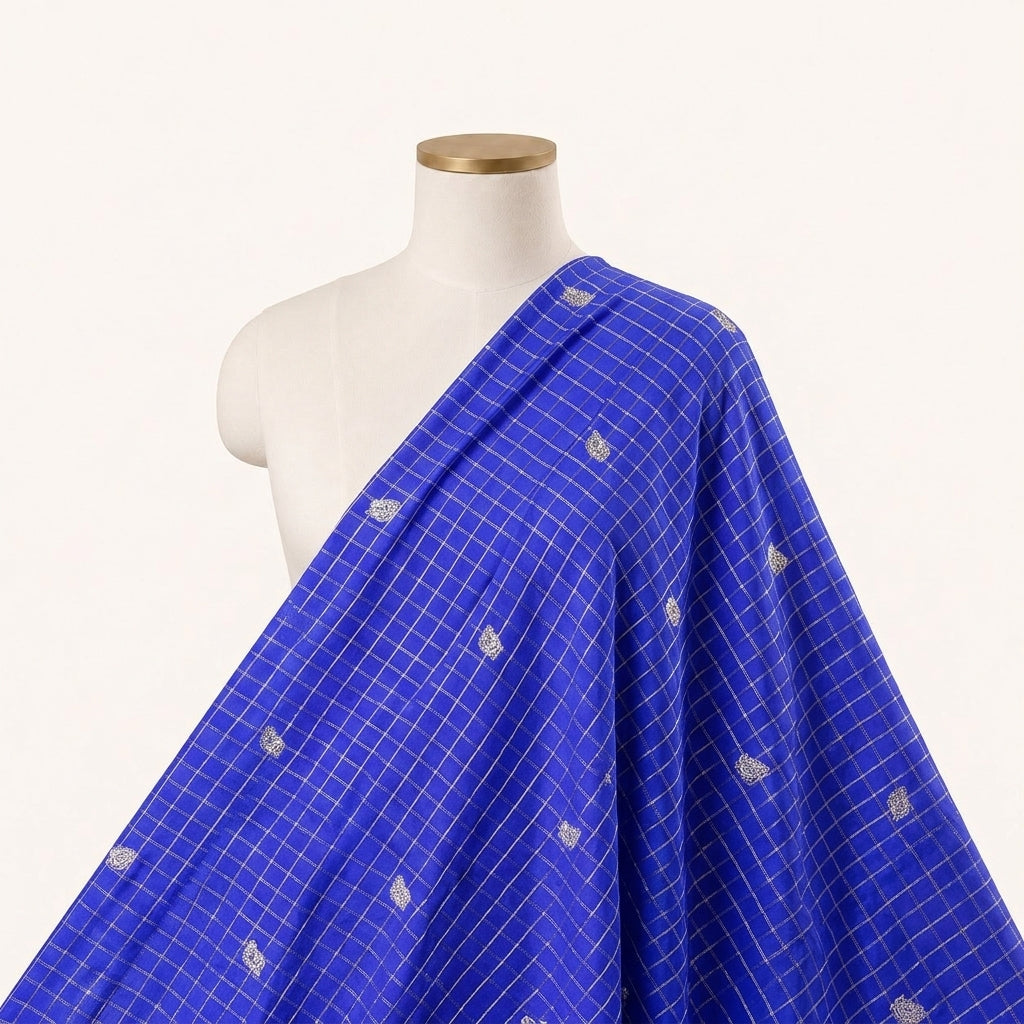 Zari Semi Banaras Fabric