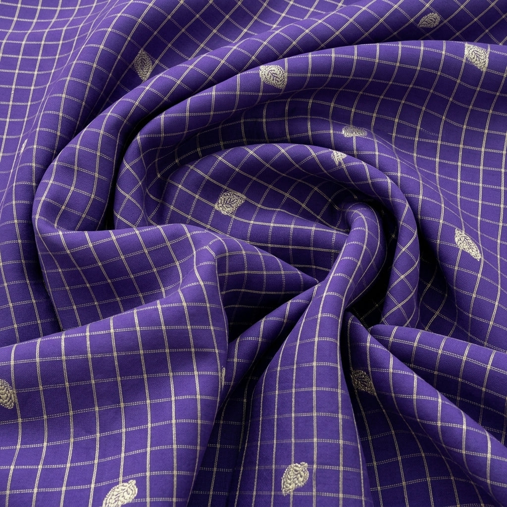 Zari Semi Banaras Fabric