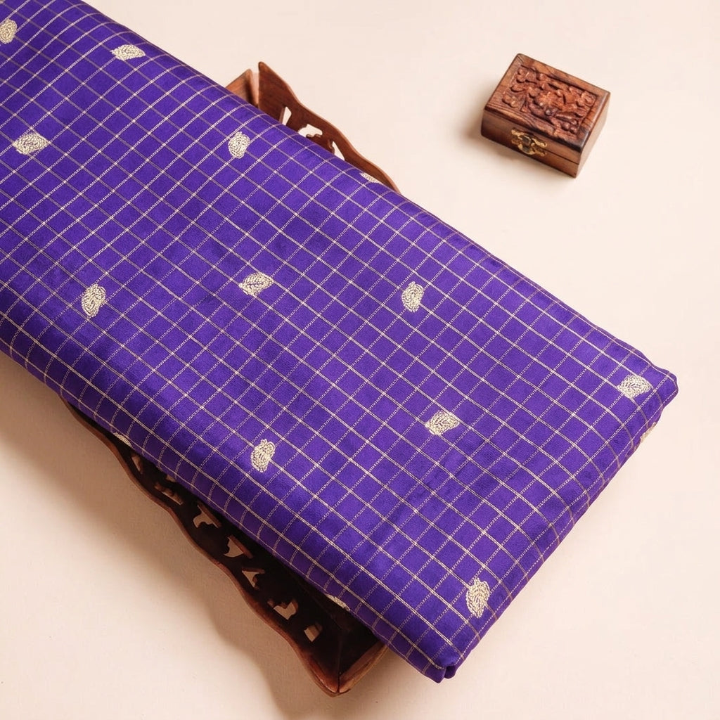 Zari Semi Banaras Fabric