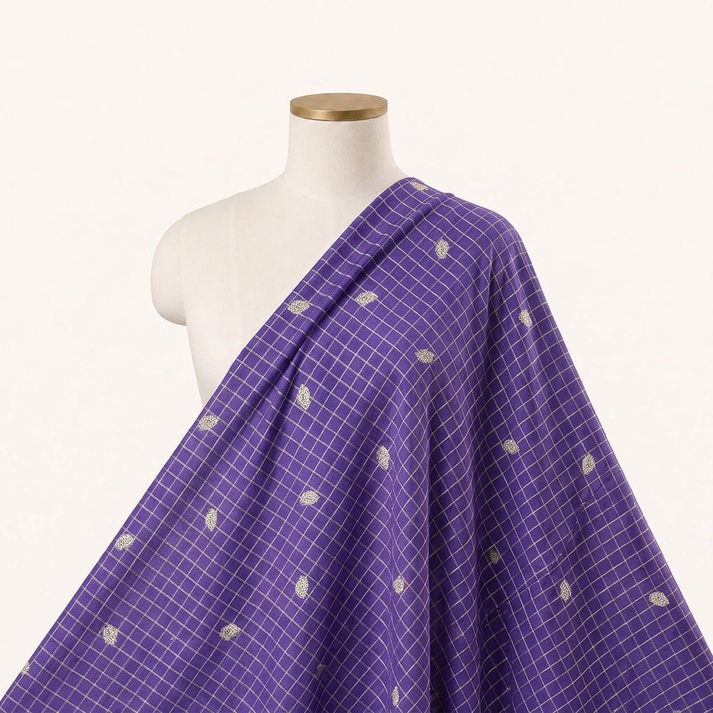 Zari Semi Banaras Fabric
