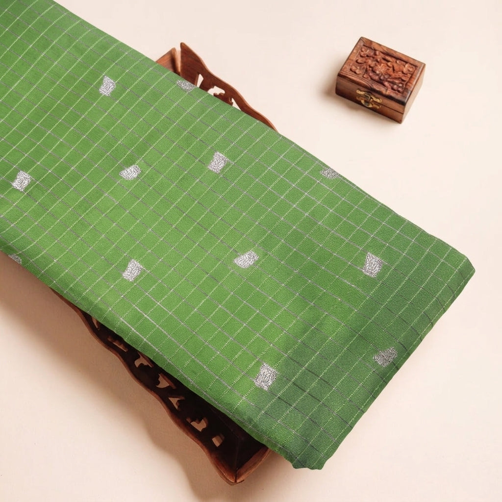 Zari Semi Banaras Fabric