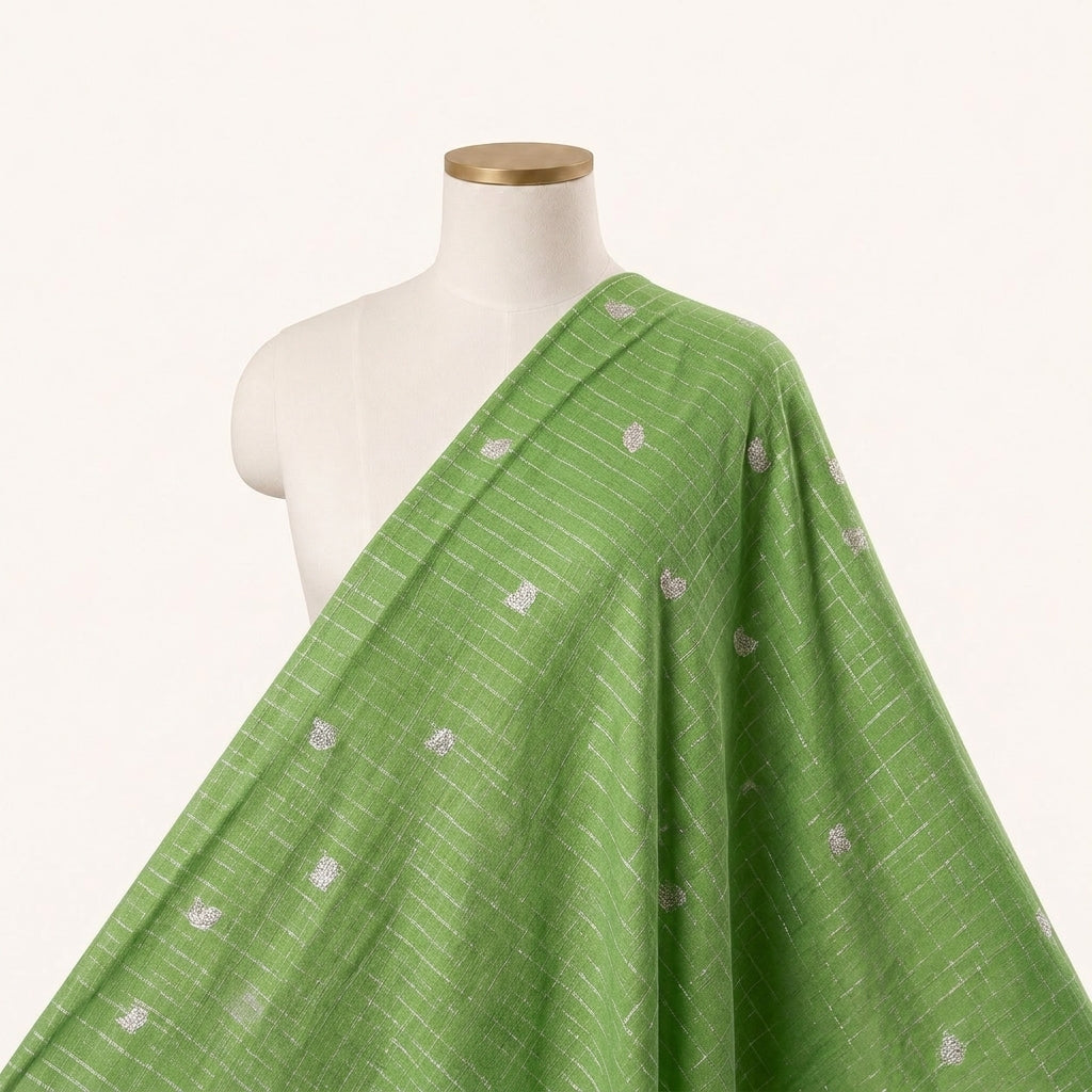Zari Semi Banaras Fabric
