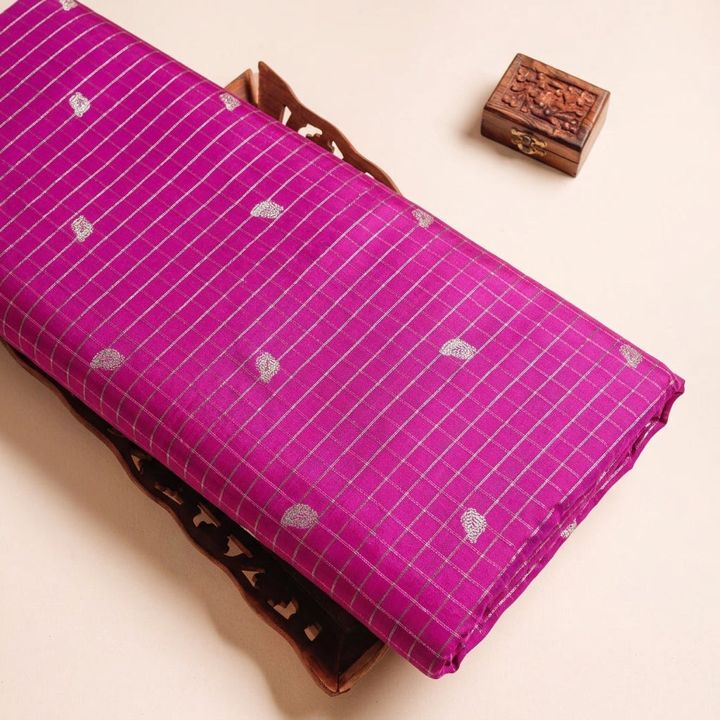Zari Semi Banaras Fabric