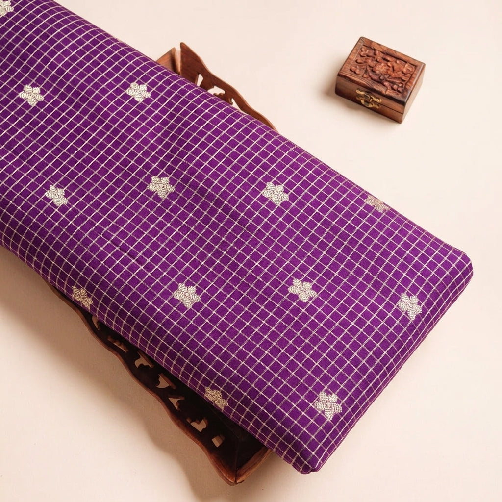 Zari Semi Banaras Fabric