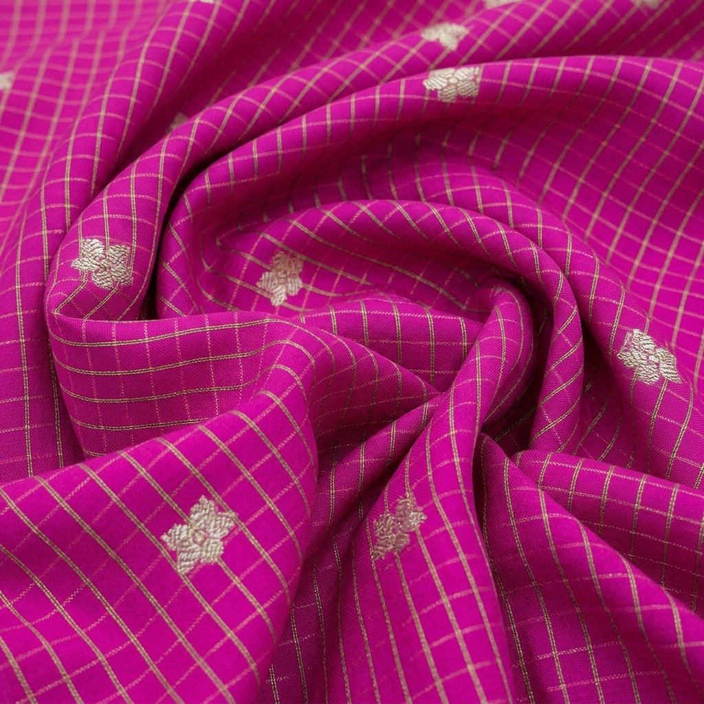 Zari Semi Banaras Fabric