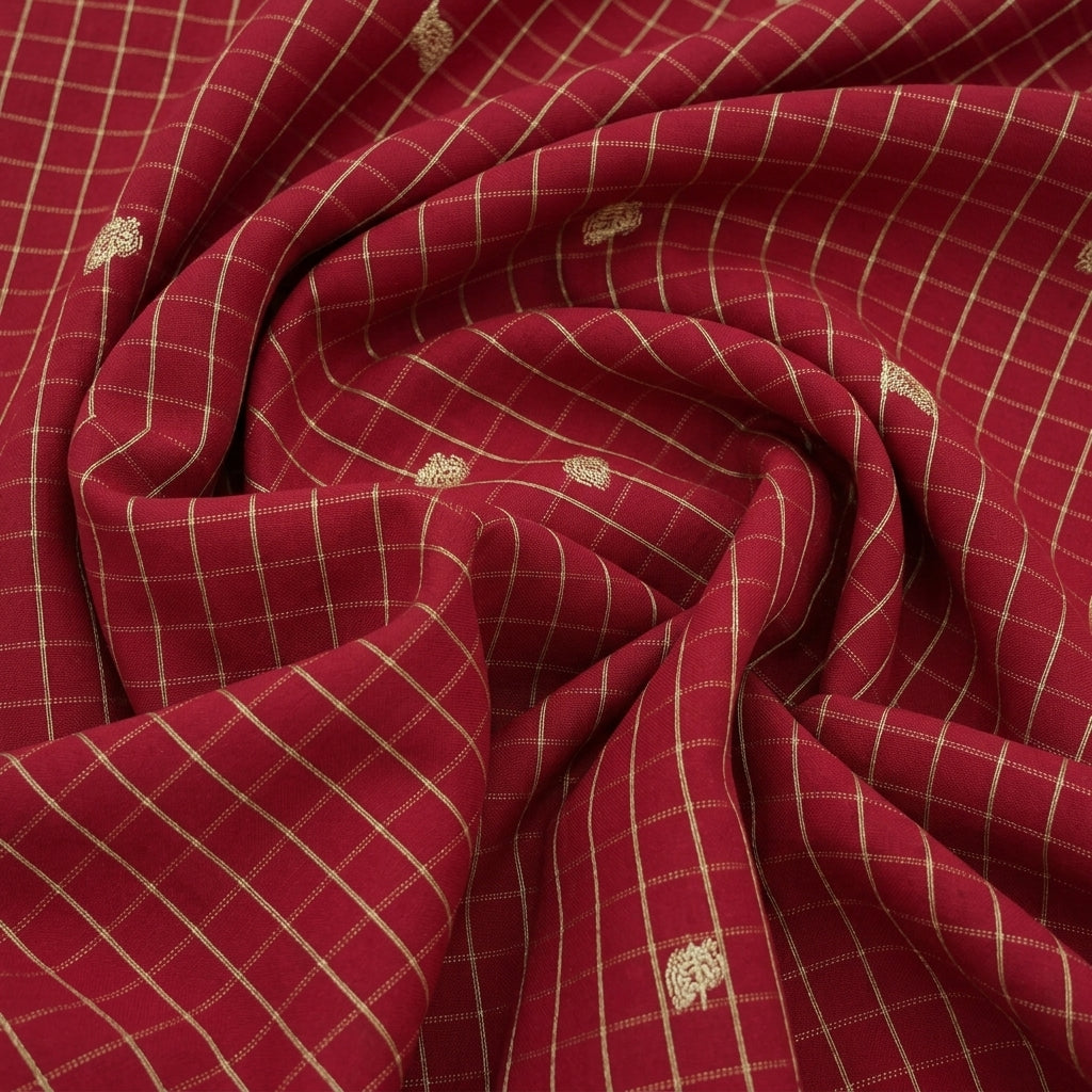 Zari Semi Banaras Fabric