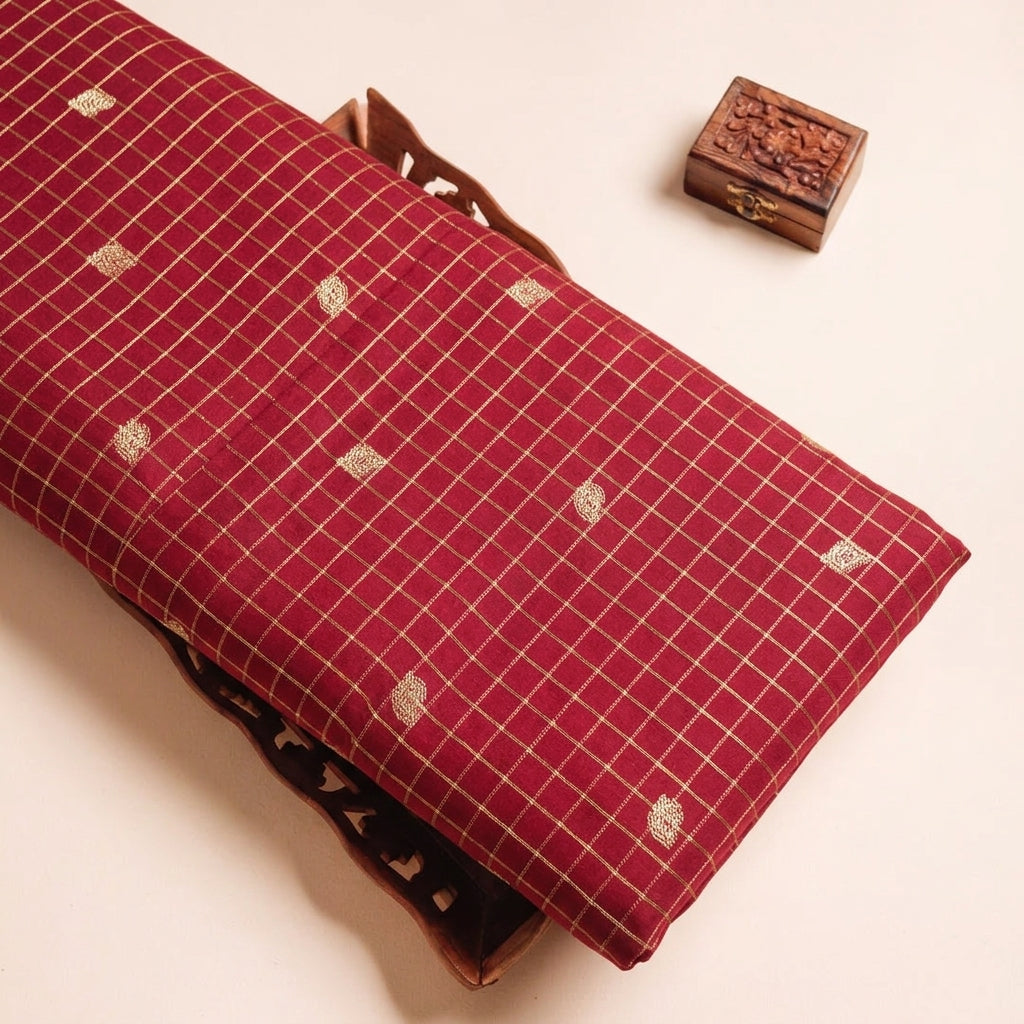 Zari Semi Banaras Fabric