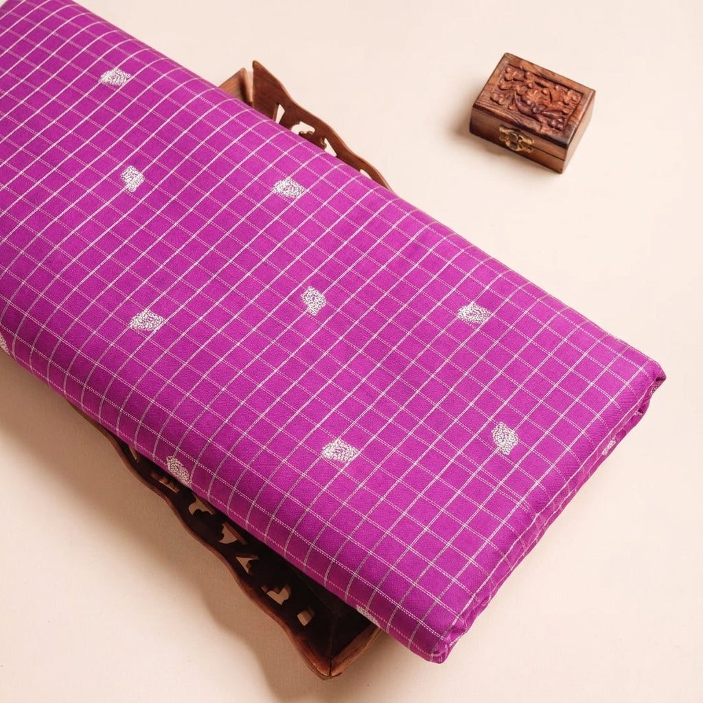 Zari Semi Banaras Fabric
