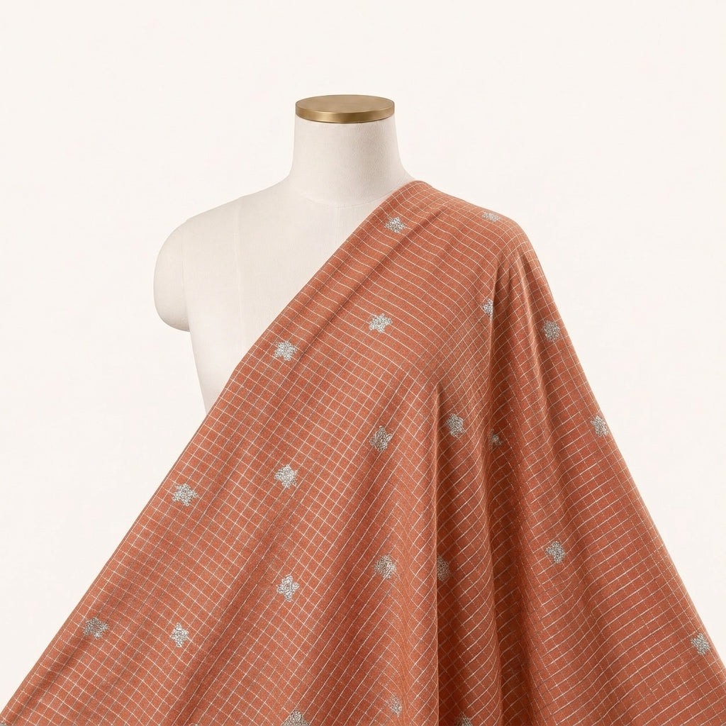 Zari Semi Banaras Fabric