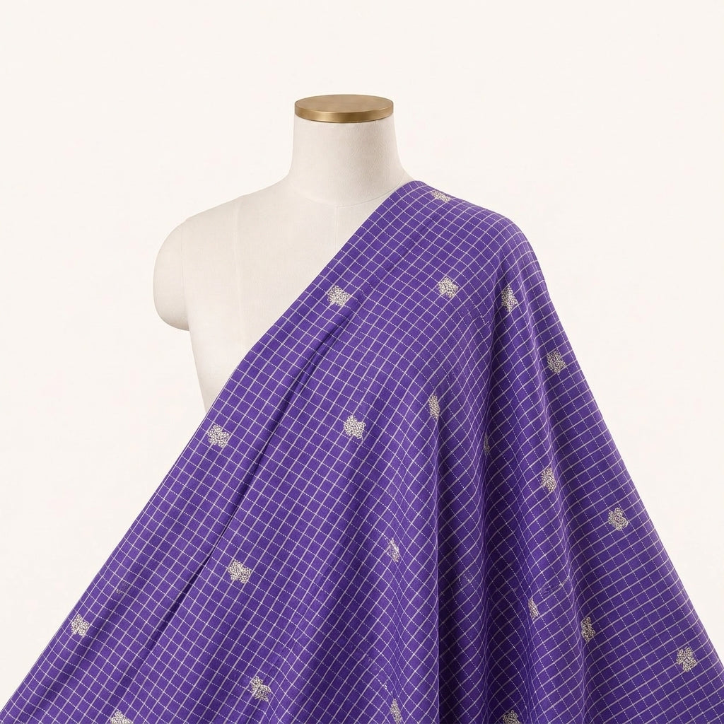 Zari Semi Banaras Fabric