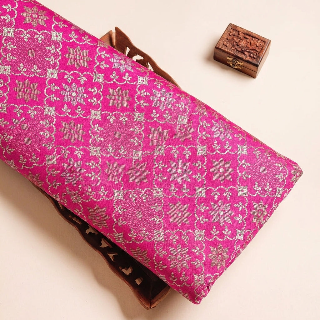 Baroque Semi Banaras Fabric